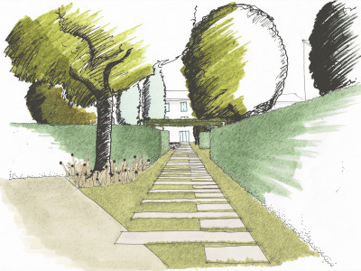 Kepos_Vista dall'ingresso