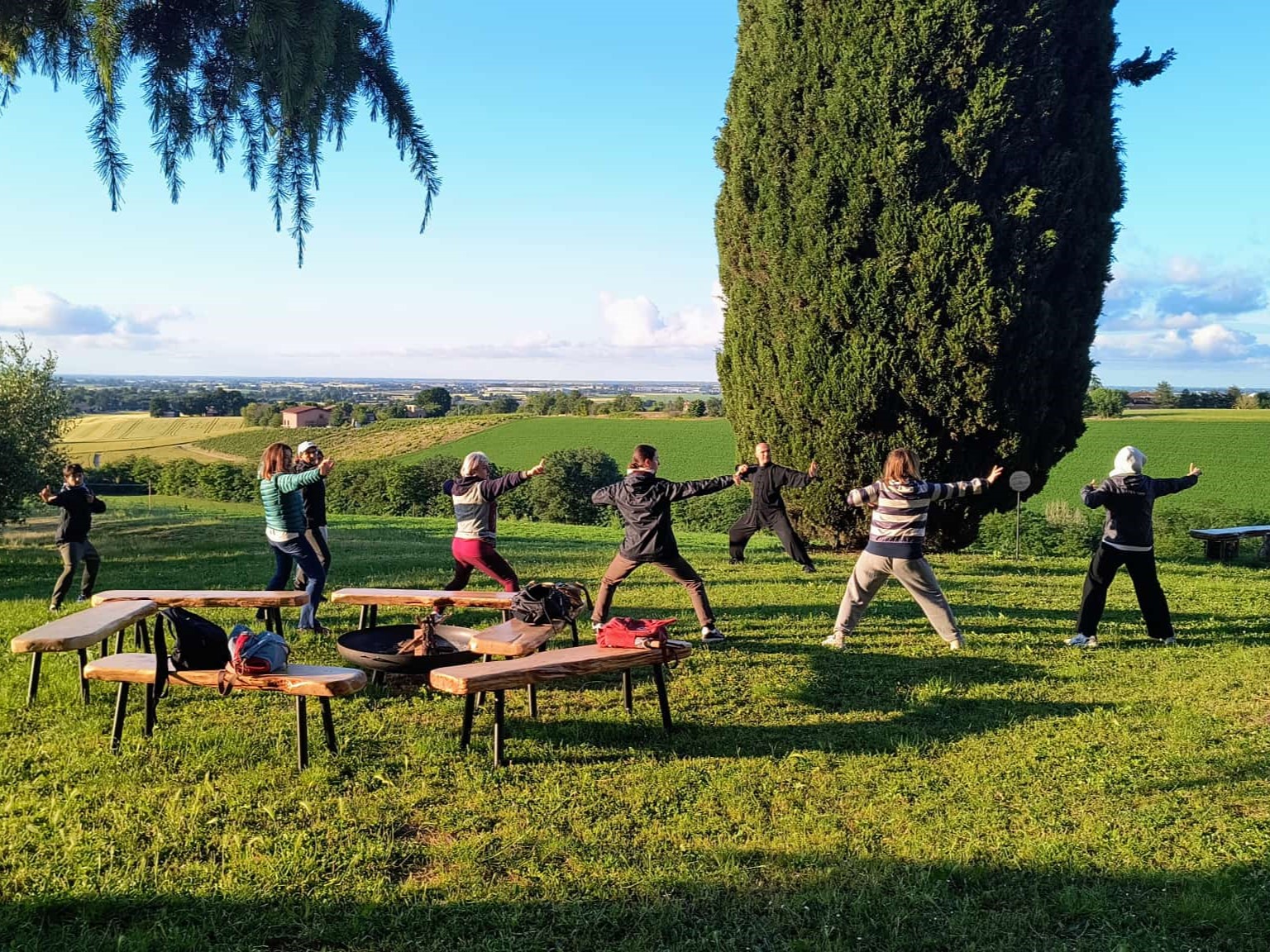 Pratica di Taijiquan e Qi Gong nella natura